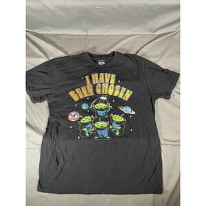 Toy Story Graphic T-Shirt I Have Been Chosen Alien Black Adult Size L